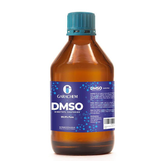 Pure DMSO in a Glass Bottle, Pure Liquid Dimethyl Sulfoxide 8 OZ, Non-Diluted, Low Odor