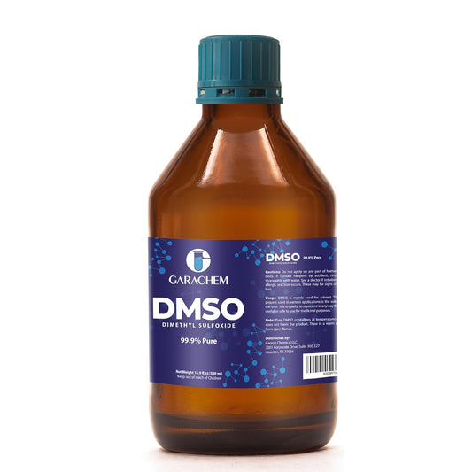 Pure DMSO in a Glass Bottle, Pure Liquid Dimethyl Sulfoxide 16.9 OZ, Non-Diluted, Low Odor